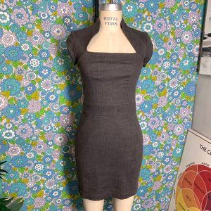 Bodybag By Jude Montreal  Grey Mini Dress Size XS (Size 2)